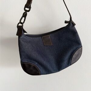 Denim and Leather Bag